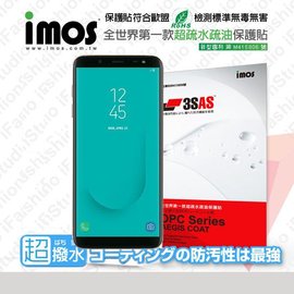 【預購】Samsung Galaxy J6 iMOS 3SAS 防潑水 防指紋 疏油疏水 螢幕保護貼【容毅】