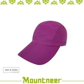 【Mountneer 山林 中性 防水抗UV五片帽《紫羅蘭》】11H15/抗UV/防潑水/防曬帽/棒球帽/老帽