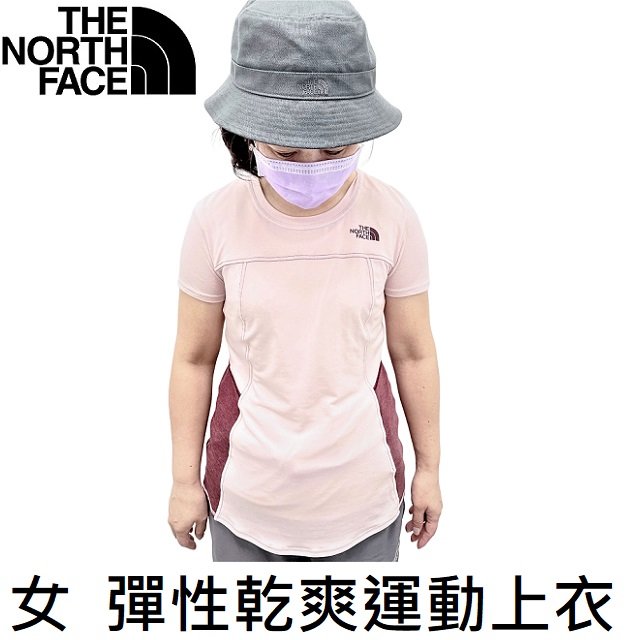 the north face 女 flashdry 彈性乾爽運動上衣 粉紫 公司貨 nf 0 a 3 rgx 7 ce {s m}