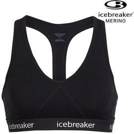 Icebreaker Sprite BF150 女款 運動內衣/排汗內衣/美麗諾羊毛 103020 001 黑色【贈送胸墊】