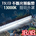 T5達人~T5LED不斷光一體成型層板燈 透明外罩3尺4尺 13000K 白光 水族燈