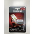 三星Samsung EVO Plus microSDXC 64GB TF高速記憶卡U3-公司貨