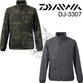 ◎百有釣具◎DAIWA DJ-3307防風連帽外套夾克/長袖上衣 顏色灰色 /藍色 規格:L/XL/2XL 原價4000 特價2400~可方便收納