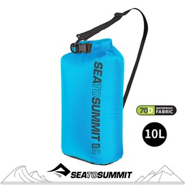 【Sea to Summit 澳洲 70D 可揹負式輕量防水收納袋10L《藍》】ASBAG10LBL/防水袋