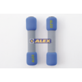 台灣製造ALEX C-0705 韻律啞鈴 一盒2入共5磅/2.25公斤C-07 鄭多燕