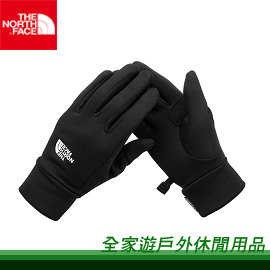 【全家遊戶外】㊣The North Face 美國 Power Stretch保暖手套 黑 AVDYJK3 /休閒 運動 旅遊 戶外