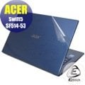 【Ezstick】ACER SF514-53T 二代透氣機身保護貼(含上蓋貼、鍵盤週圍貼、底部貼)DIY 包膜