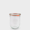 小宅私物【現貨】德國 WECK 745 玻璃密封罐 (含密封圈+扣夾) Tulip Jar 1062ml 單入收納罐 玻璃罐