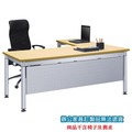 高級 辦公桌 鋁合金圓柱桌腳 CKB-1788S 主桌 水波紋 /張
