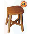 【南洋風休閒傢俱】古早味木椅系列-高厚方椅 餐椅 古椅 木頭椅 烤肉椅 小孩椅 賞月好用椅(738-8)