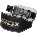 RDX0520【線上體育】RDX 舉重腰帶 6英吋皮革 黑 金色