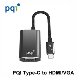 PQI Type-C to HDMI/VGA 轉接線