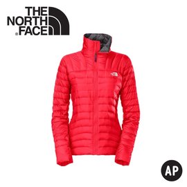 【The North Face 女 800FP FILL抗水羽絨外套《紅》】A2V6/保暖外套/防潑水/輕量羽絨