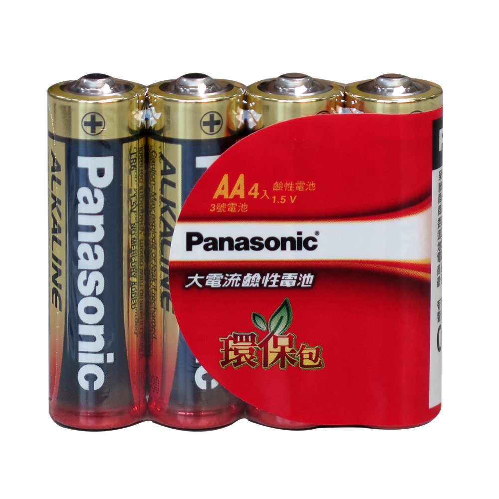 【史代新文具】Panasonic 3號 LR6T 4S 紅金 鹼性電池 (10封)