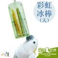 缺/接單引進《寵物鳥世界》 阿迷購Amigo 彩虹冰棒(大) | 鳥玩具 中大型 大型鸚鵡 益智玩具 AM0235