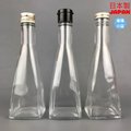 超值組 日本製300四角錐燒酒瓶48入 玻璃小店 日本製 醬油瓶 梅酒瓶 玻璃瓶 空瓶 酒瓶 醋瓶 容器