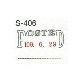 【1768購物網】S-406 新力牌日期章 民國(歐文)/西元/英文 (回墨印)-POSTED (SHINY 雙色翻轉章) 隨貨附發票