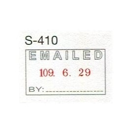 【1768購物網】S-410 新力牌日期章 民國(歐文)/西元/英文 (回墨印)-EMAILED (SHINY 雙色翻轉章) 隨貨附發票