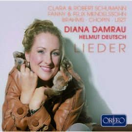C749071 德國藝術歌曲選集 黛安娜·丹姆勞 女高音 Diana Damrau - Helmut Deutsch Lieder - Schubertiade 2006 (Blue) (Orfeo)