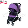 Britax B-Agile (銀管)單手收豪華四輪手推車-紫色 /嬰兒車