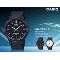 CASIO 手錶專賣店 國隆 MW-240-1E CASIO 簡約指針錶 樹脂錶帶 黑 防水50米  MW-240 全新品 保固一年 開發票