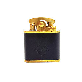 英國Colibri經典打火機-黃銅皮革款 -#WIND L0364-308-018