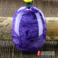 紫龍晶蛋面項鍊玉珮（蛋面牌紫龍晶蛋面玉珮、紫龍晶蛋面玉墜）。紫龍晶蛋面，EG066。