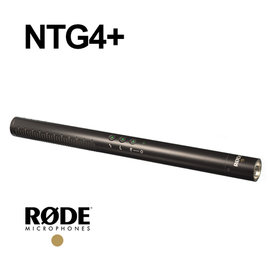 河馬屋 RODE NTG4+ Directional Shotgun Microphone XLR 出接頭 總代理公司貨