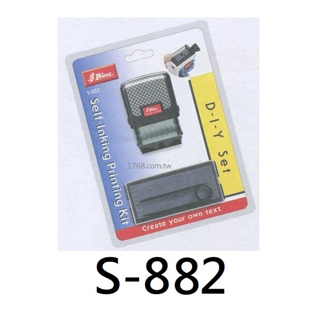 【1768購物網】S-882 新力牌 字粒回墨套印 (1.4x3.8公分) (隨貨附發票)