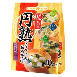 +東瀛go+ 円熟 麴熟即食綜合味噌湯10食 4種口味 HIKARI MISO 即席完熟 日本原裝進口