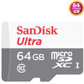SanDisk 64GB 64G microSDXC Ultra【100MB/s 灰】microSD micro TF SD SDXC UHS C10 手機 記憶卡