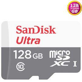 SanDisk 128GB 128G microSDXC【Ultra 100MB/s 灰】microSD micro TF SD SDXC UHS C10 SDSQUNS-128G 手機 記憶卡