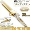 日本 CREATE ION 38mm 電捲棒 電棒捲 捲髮器 離子夾 溫度調整 安全 國際電壓 CIC-W72012N