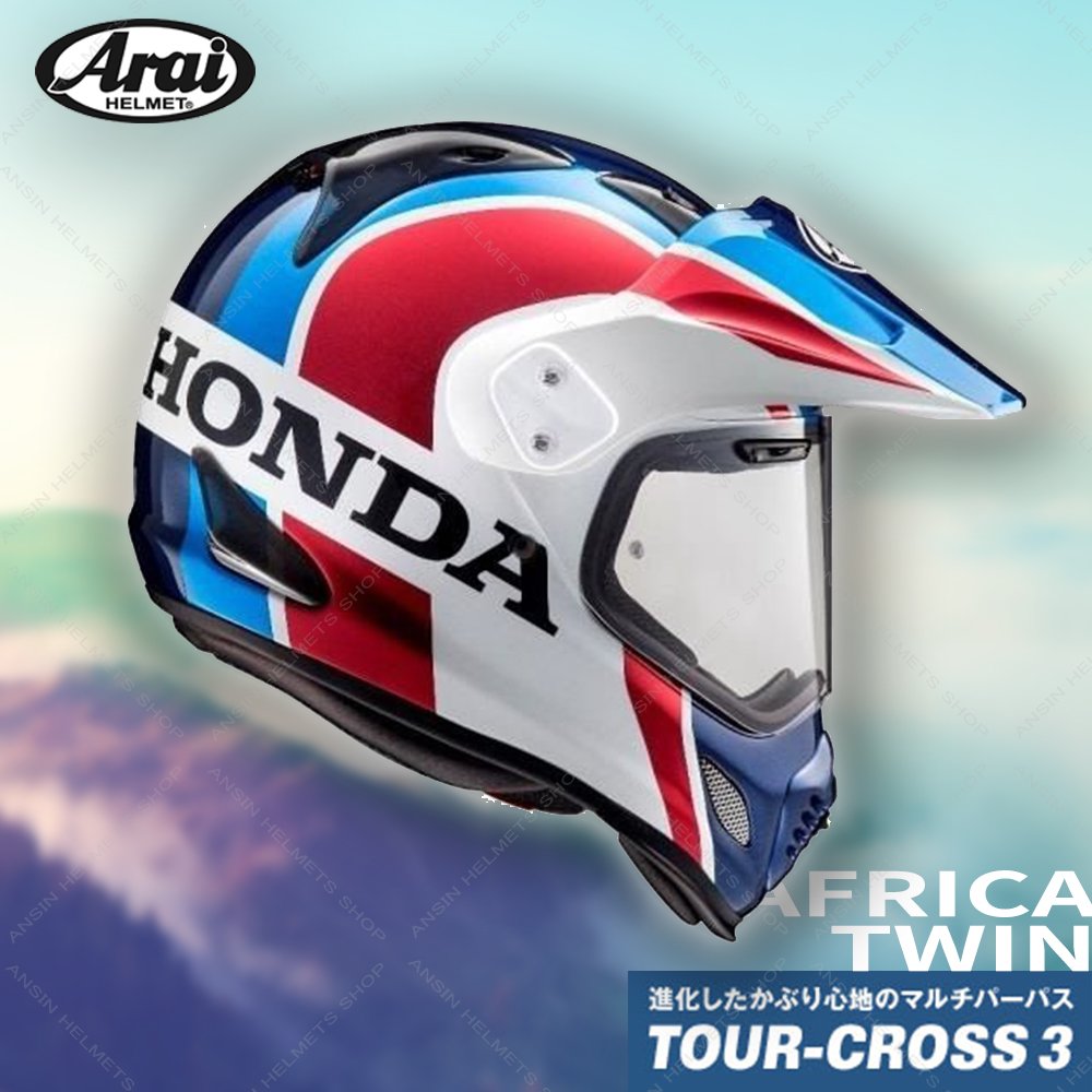 安信騎士] 日本Arai TOUR CROSS 3 彩繪AFRICA TWIN 越野帽HONDA聯名安全帽鳥帽- PChome 商店街