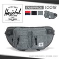 推薦7折 Herschel加拿大品牌 隨身/貼身腰包 輕量單肩包斜背包 多層收納休閒帆布包 素面斜肩包 藍/黑/灰 10018