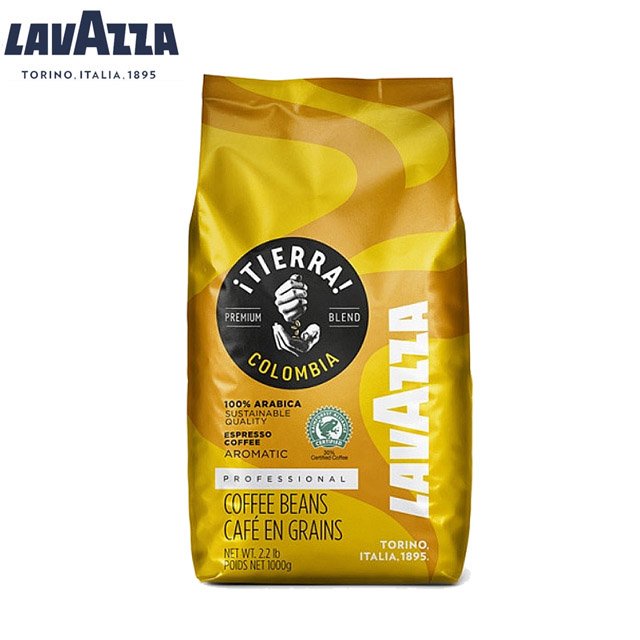 義大利【LAVAZZA】TIERRA COLOMBIA 咖啡豆(1000g)