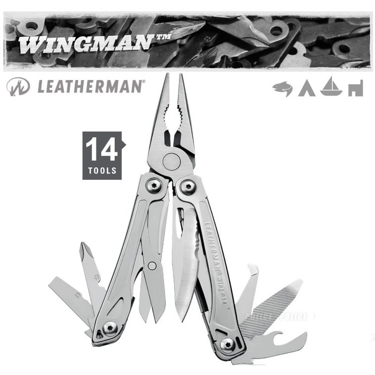 [登山屋]Leatherman Wingman 工具鉗 【型號】# 832523(尼龍套)