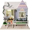 diy小屋夏威夷蜜月之旅 手工製作房子模型 建築玩具模型 生日禮品