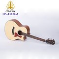 亞洲樂器 Honsing HS-4113GA-NT 民謠吉他、40.5吋、GA桶缺角∕雲杉面板∕沙比力側背板、贈琴袋.CAPO.匹克5片.背帶
