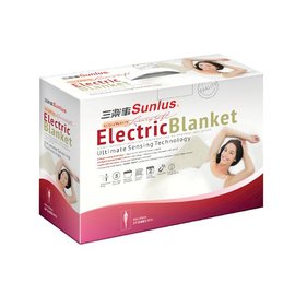 《日本Sunlus三樂事》單人雅緻電熱毯 SP2401WH