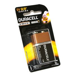 金頂 DURACELL 鹼性電池 9V (1入)