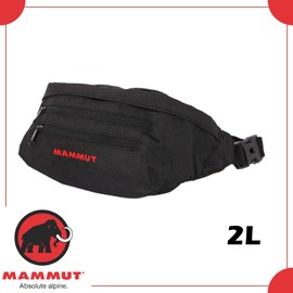 【MAMMUT CLASSIC BUMBAG 2L 腰包《黑》】2520-00470/防竊包/臀包/隨身包/旅遊零錢包