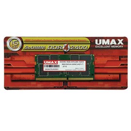 UMAX 筆記型記憶體 DDR4 2400 16GB 1024*8 ( SO-DIMM DDR4 2400 16GB 1024*8 )