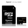 Apacer宇瞻 32GB microSDHC UHS-1 U1 Class 10 記憶卡(附轉卡)