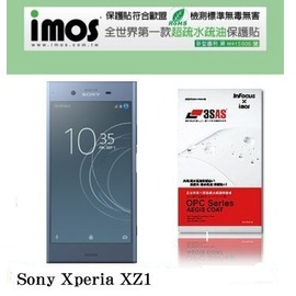 【現貨】Sony Xperia XZ1 iMOS 3SAS 防潑水 防指紋 疏油疏水 螢幕保護貼【現貨】