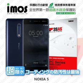 【預購】NOKIA 5 iMOS 3SAS 防潑水 防指紋 疏油疏水 螢幕保護貼【容毅】