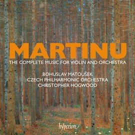 CDS44611/4 馬替努:小提琴音樂作品全集 馬托塞克小提琴 Matousek / Martinu: The complete music for violin and orchestra (hyperion)