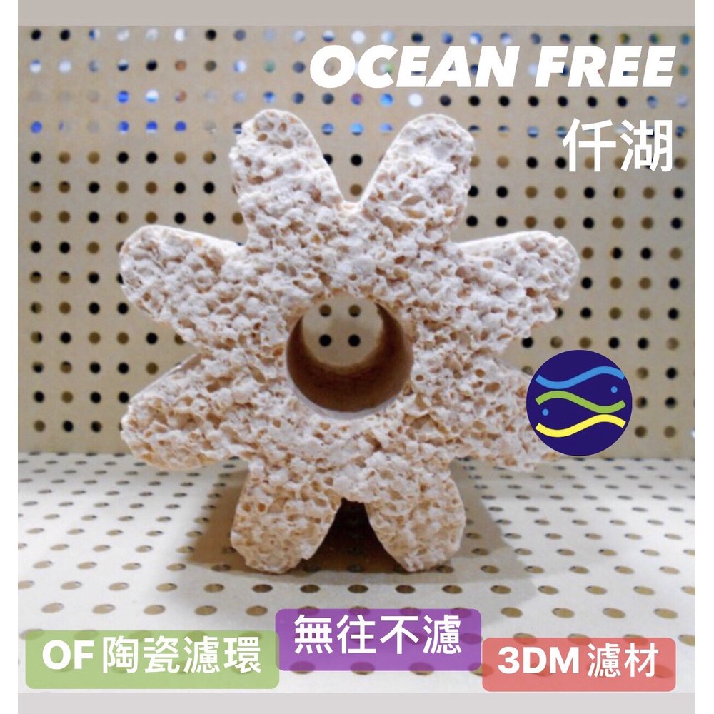 微笑的魚水族☆新加坡OCEAN FREE-仟湖【OF陶瓷濾環 無往不濾 XL型】3DM 陶瓷濾材FM177