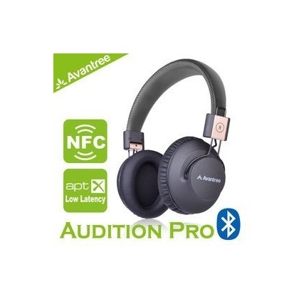 [強強滾]Avantree Audition Pro 藍芽4.1 NFC超低延遲無線耳罩式耳機(AS9P)通話耳機