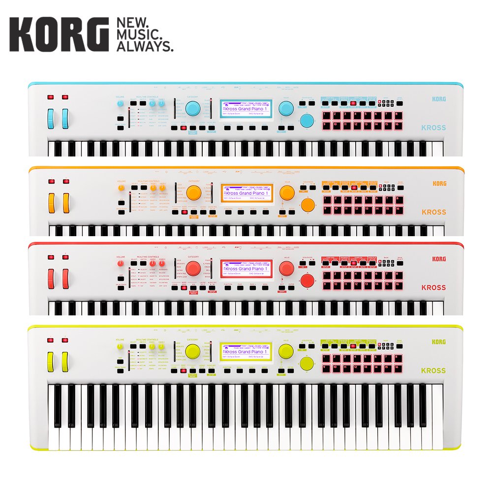 KORG KROSS 2 Special Edition 四色特別限定款61鍵合成器鍵盤工作站